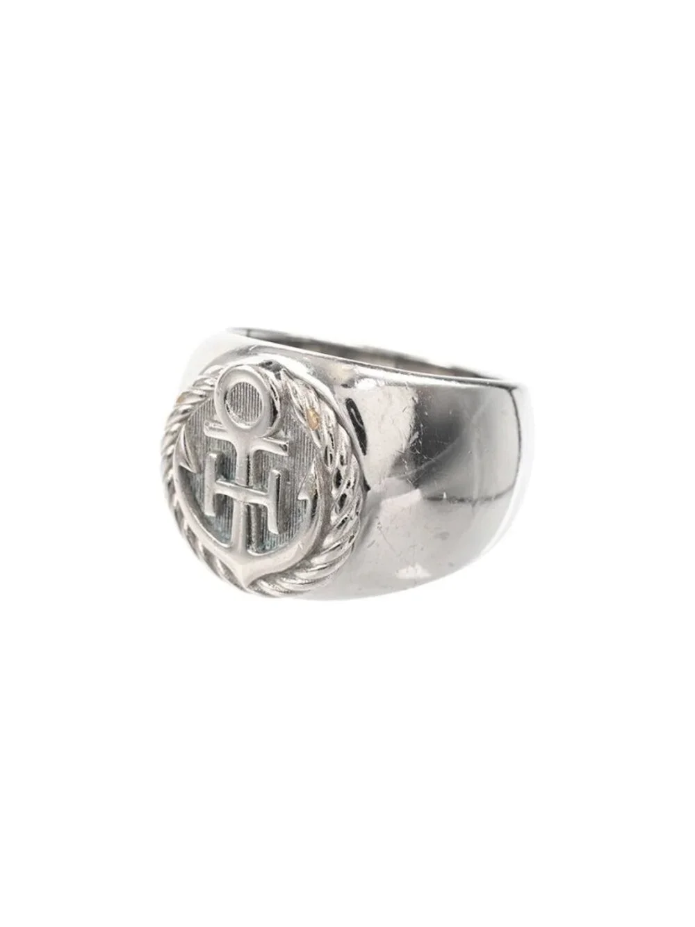 Hermes Ring Anchor Silver